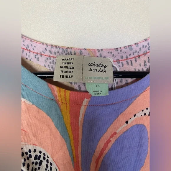 SOLD — ANTHROPOLOGIE SATURDAY SUNDAY COLORFUL JOLIE SUMMER DRESS - Picture 4 of 11